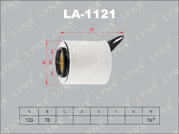 LYNXauto LA-1121 Air filter LA1121: Buy near me in Poland at 2407.PL - Good price!