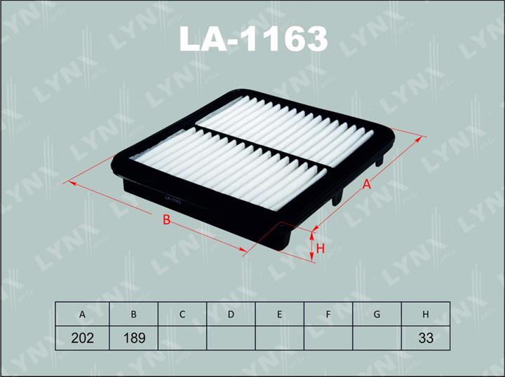 LYNXauto LA-1163 Air filter LA1163: Buy near me in Poland at 2407.PL - Good price!