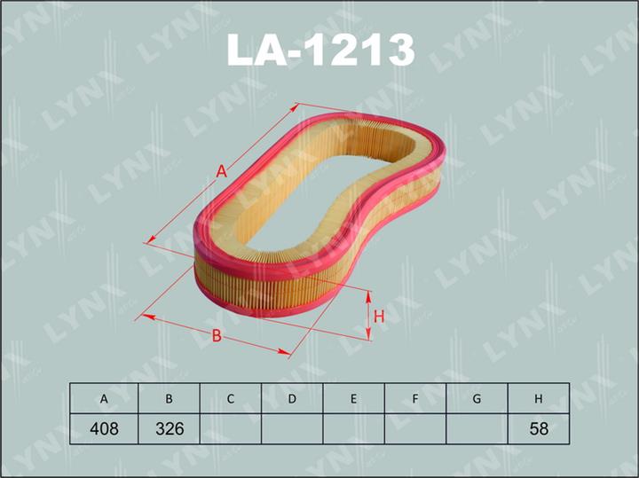 LYNXauto LA-1213 Air filter LA1213: Buy near me in Poland at 2407.PL - Good price!