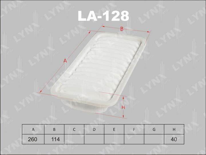 LYNXauto LA-128 Air filter LA128: Buy near me in Poland at 2407.PL - Good price!