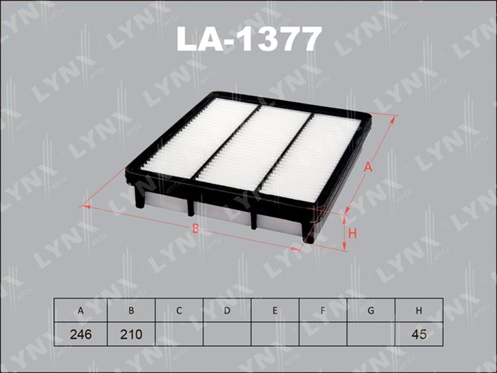 LYNXauto LA-1377 Air filter LA1377: Buy near me in Poland at 2407.PL - Good price!
