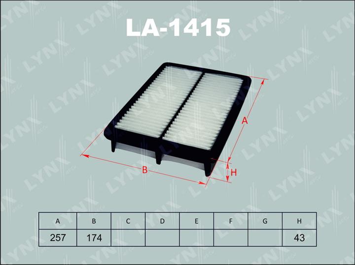 LYNXauto LA-1415 Air filter LA1415: Buy near me in Poland at 2407.PL - Good price!