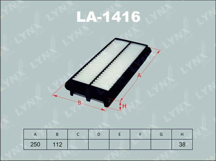 LYNXauto LA-1416 Air filter LA1416: Buy near me in Poland at 2407.PL - Good price!