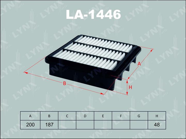 LYNXauto LA-1446 Air filter LA1446: Buy near me in Poland at 2407.PL - Good price!
