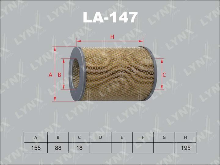 LYNXauto LA-147 Air filter LA147: Buy near me in Poland at 2407.PL - Good price!