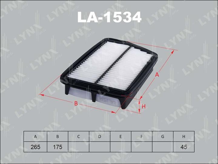 LYNXauto LA-1534 Air filter LA1534: Buy near me in Poland at 2407.PL - Good price!