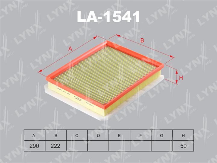 LYNXauto LA-1541 Air filter LA1541: Buy near me at 2407.PL in Poland at an Affordable price!