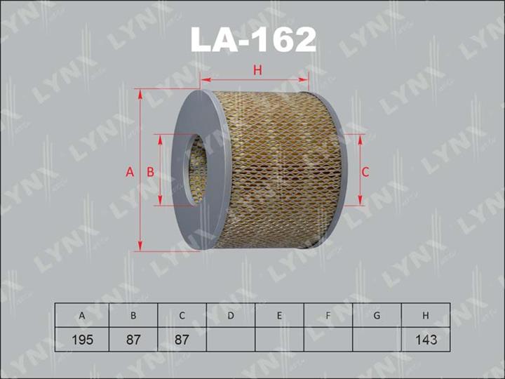LYNXauto LA-162 Air filter LA162: Buy near me in Poland at 2407.PL - Good price!