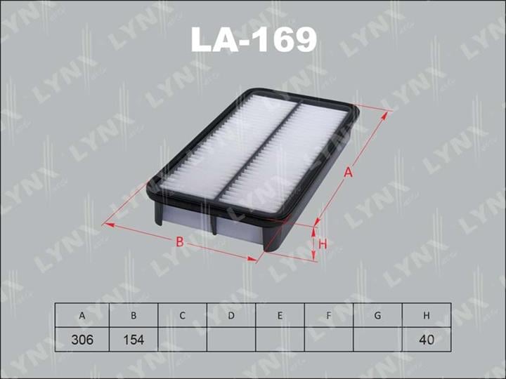 LYNXauto LA-169 Air filter LA169: Buy near me in Poland at 2407.PL - Good price!