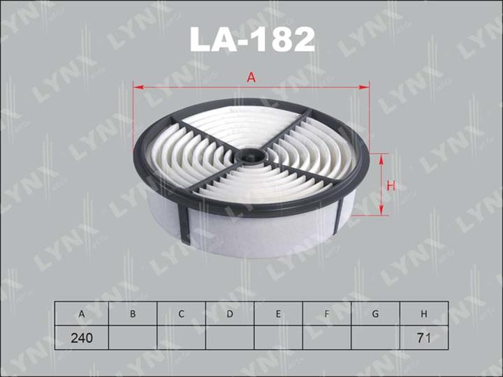 LYNXauto LA-182 Air filter LA182: Buy near me in Poland at 2407.PL - Good price!