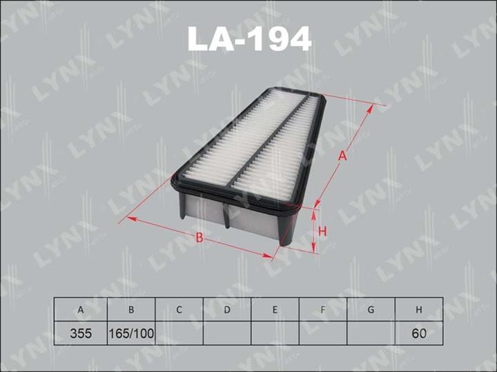 LYNXauto LA-194 Air filter LA194: Buy near me in Poland at 2407.PL - Good price!