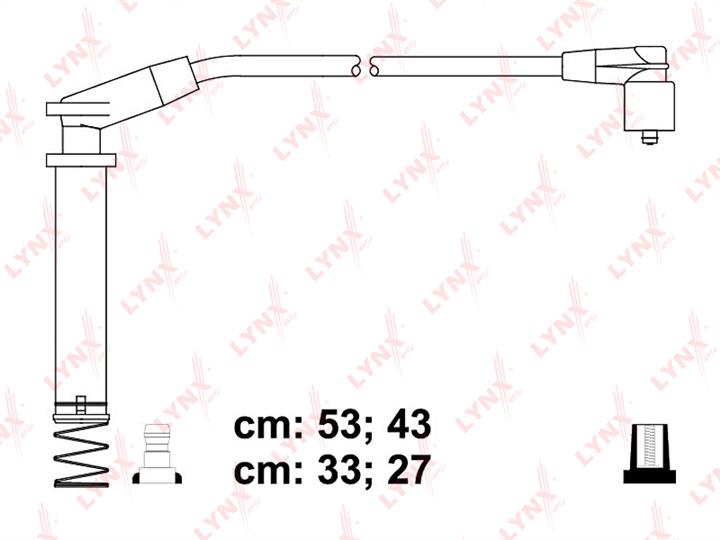 LYNXauto SPC5910 Провода высоковольтные, комплект SPC5910: Отличная цена - Купить в Польше на 2407.PL!