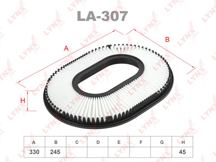 LYNXauto LA-307 Air filter LA307: Buy near me in Poland at 2407.PL - Good price!