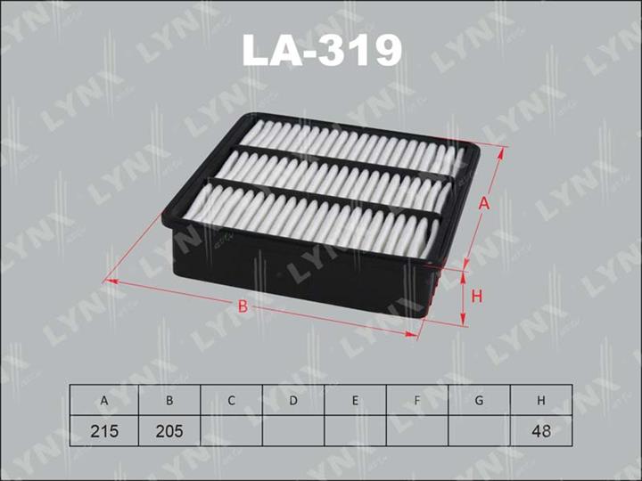 LYNXauto LA-319 Air filter LA319: Buy near me in Poland at 2407.PL - Good price!