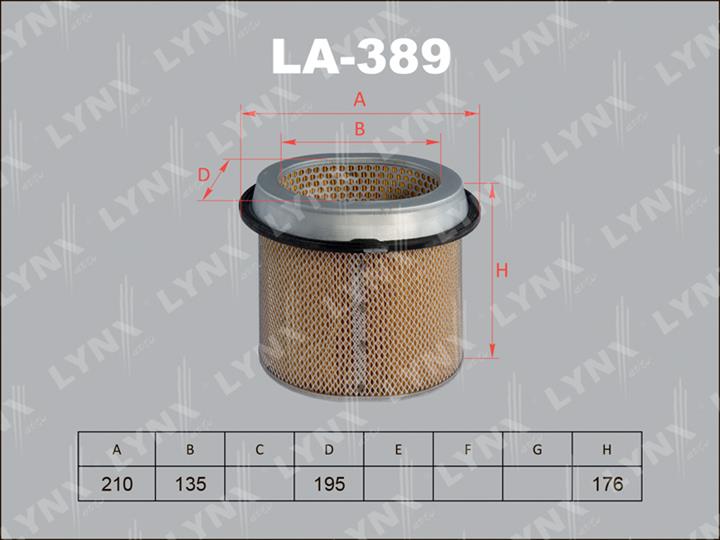 LYNXauto LA-389 Air filter LA389: Buy near me in Poland at 2407.PL - Good price!