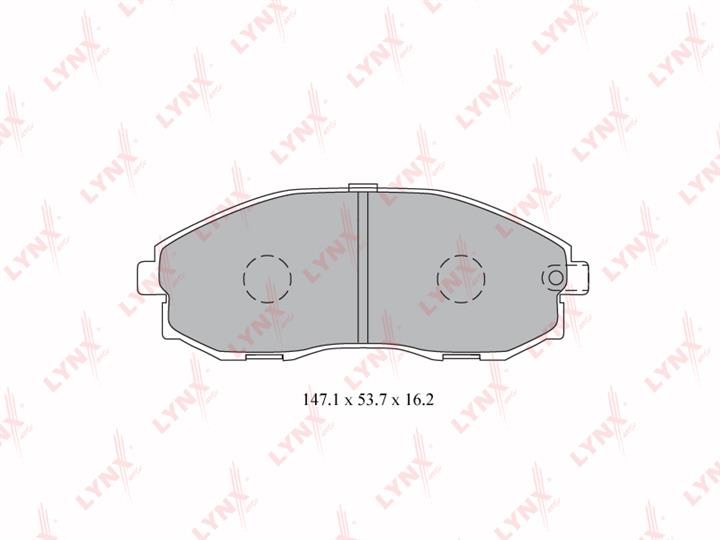 LYNXauto BD-3613 Scheibenbremsbeläge, Set BD3613: Kaufen Sie zu einem guten Preis in Polen bei 2407.PL!