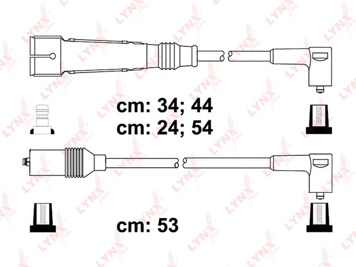 LYNXauto SPC8004 Przewody wysokiego napięcia, komplet SPC8004: Dobra cena w Polsce na 2407.PL - Kup Teraz!