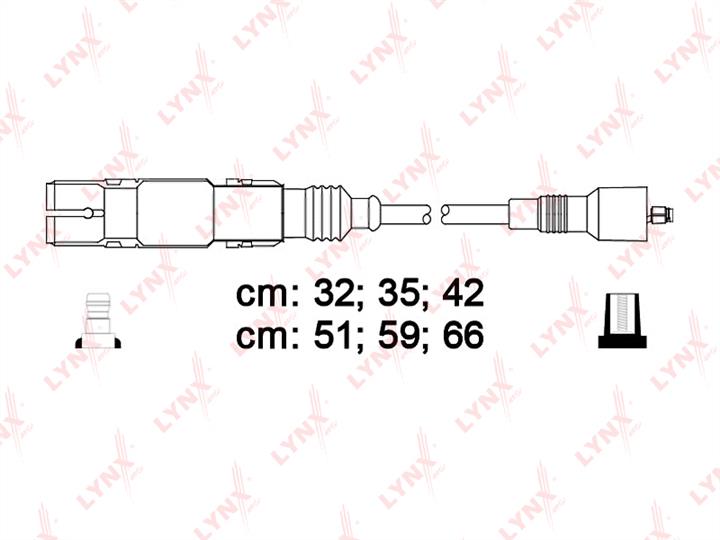 LYNXauto SPC8012 Ignition cable kit SPC8012: Buy near me in Poland at 2407.PL - Good price!