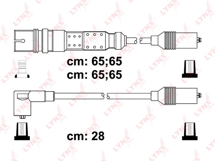 LYNXauto SPC8033 Ignition cable kit SPC8033: Buy near me in Poland at 2407.PL - Good price!