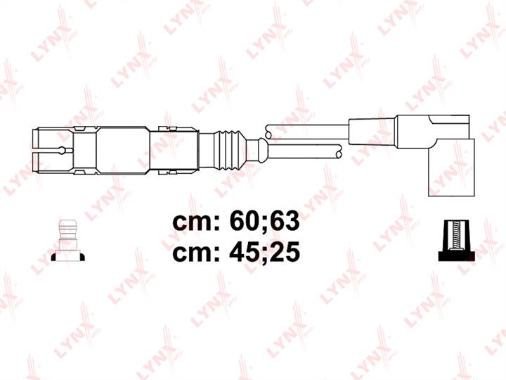LYNXauto SPC8036 Ignition cable kit SPC8036: Buy near me in Poland at 2407.PL - Good price!