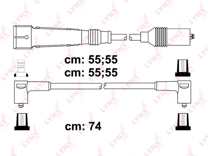 LYNXauto SPC8041 Ignition cable kit SPC8041: Buy near me in Poland at 2407.PL - Good price!