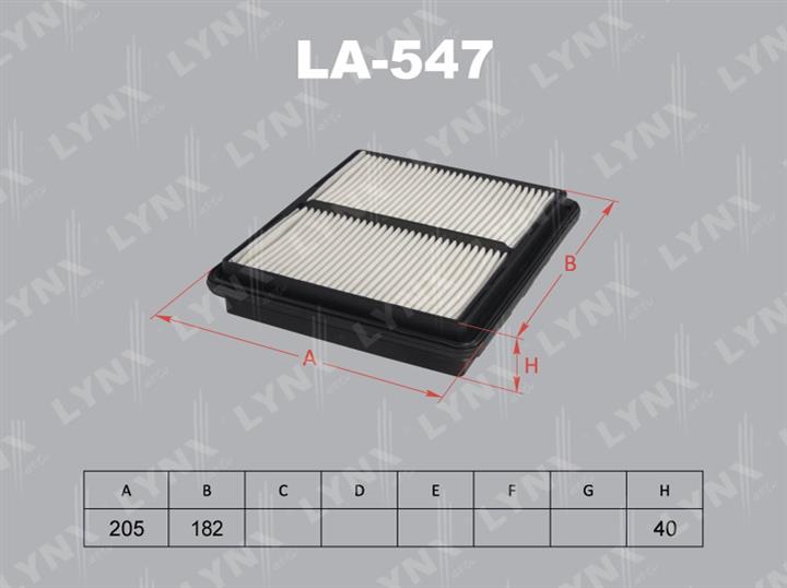 LYNXauto LA-547 Air filter LA547: Buy near me in Poland at 2407.PL - Good price!
