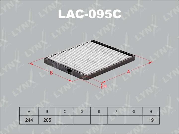 LYNXauto LAC-095C Activated Carbon Cabin Filter LAC095C: Buy near me in Poland at 2407.PL - Good price!