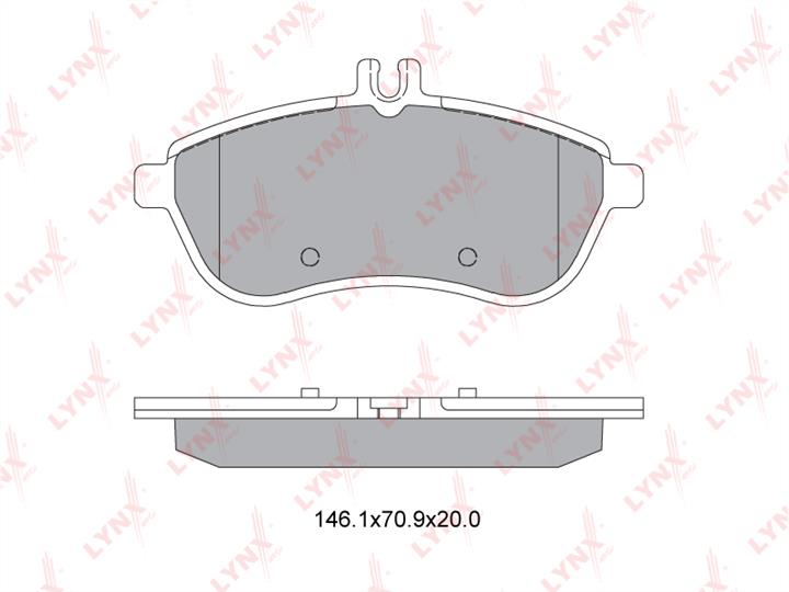 LYNXauto BD-5318 Brake Pad Set, disc brake BD5318: Buy near me at 2407.PL in Poland at an Affordable price!