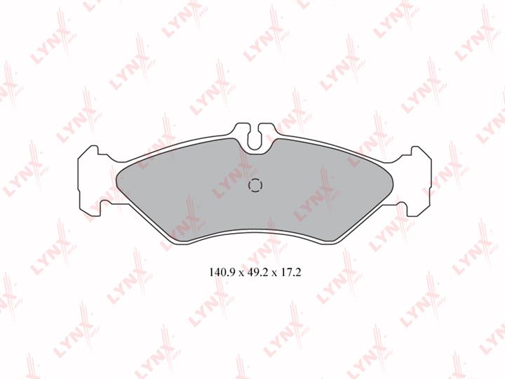 LYNXauto BD-5338 Brake Pad Set, disc brake BD5338: Buy near me in Poland at 2407.PL - Good price!