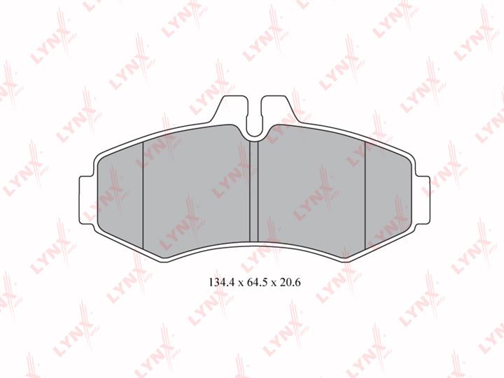 LYNXauto BD-5339 Brake Pad Set, disc brake BD5339: Buy near me at 2407.PL in Poland at an Affordable price!