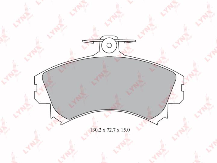 LYNXauto BD-5526 Brake Pad Set, disc brake BD5526: Buy near me in Poland at 2407.PL - Good price!