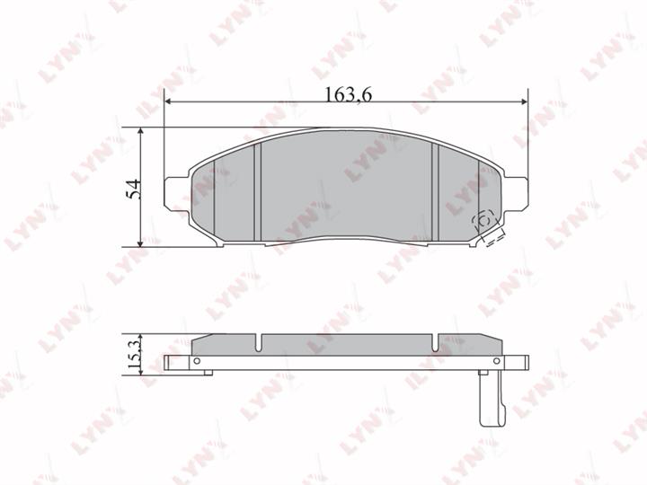 LYNXauto BD-5731 Klocki hamulcowe, zestaw BD5731: Dobra cena w Polsce na 2407.PL - Kup Teraz!