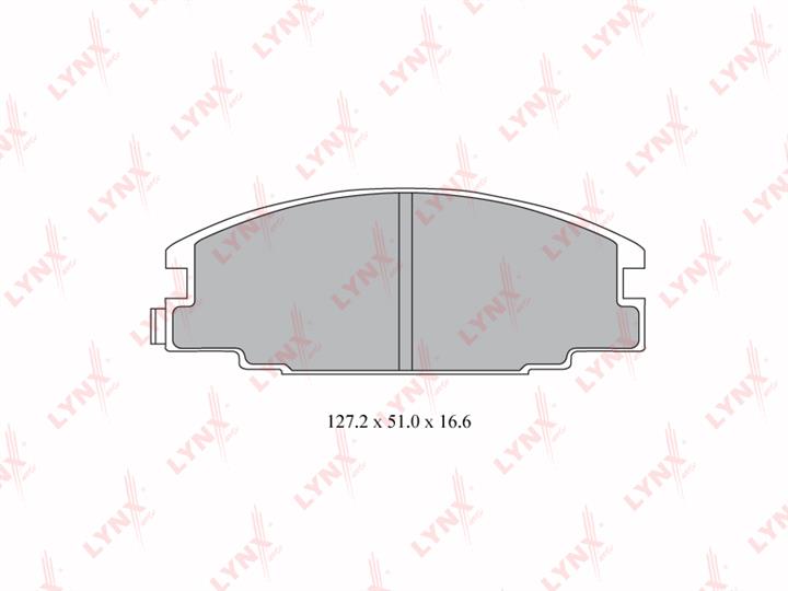 LYNXauto BD-5918 Brake Pad Set, disc brake BD5918: Buy near me in Poland at 2407.PL - Good price!