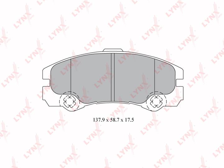 LYNXauto BD-5919 Scheibenbremsbeläge, Set BD5919: Kaufen Sie zu einem guten Preis in Polen bei 2407.PL!