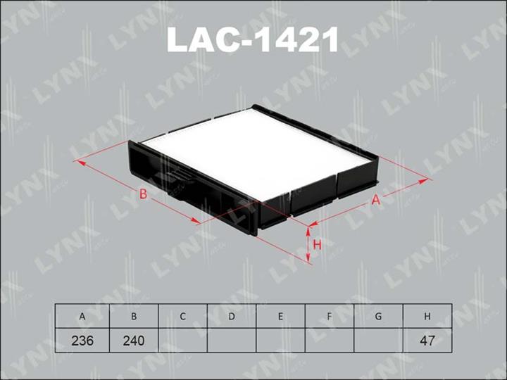 LYNXauto LAC-1421 Filter, Innenraumluft LAC1421: Kaufen Sie zu einem guten Preis in Polen bei 2407.PL!