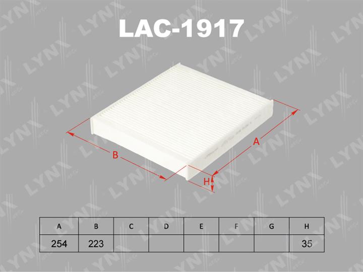 LYNXauto LAC-1917 Filter, Innenraumluft LAC1917: Kaufen Sie zu einem guten Preis in Polen bei 2407.PL!