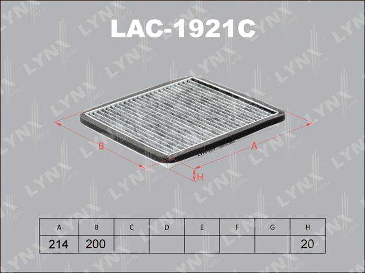 LYNXauto LAC-1921C Activated Carbon Cabin Filter LAC1921C: Buy near me in Poland at 2407.PL - Good price!