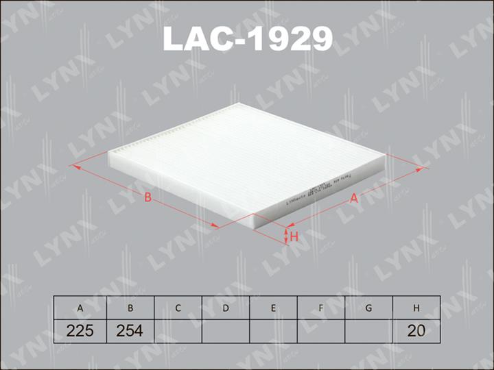 LYNXauto LAC-1929 Filter, Innenraumluft LAC1929: Kaufen Sie zu einem guten Preis in Polen bei 2407.PL!