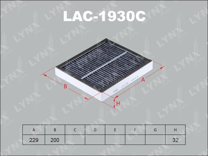 LYNXauto LAC-1930C Filter, Innenraumluft LAC1930C: Kaufen Sie zu einem guten Preis in Polen bei 2407.PL!