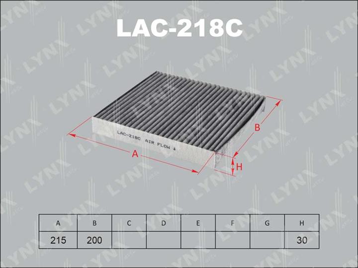 LYNXauto LAC-218C Filter, Innenraumluft LAC218C: Kaufen Sie zu einem guten Preis in Polen bei 2407.PL!