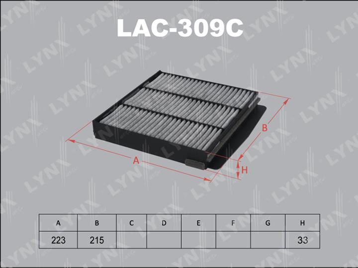 LYNXauto LAC-309C Filter, Innenraumluft LAC309C: Kaufen Sie zu einem guten Preis in Polen bei 2407.PL!