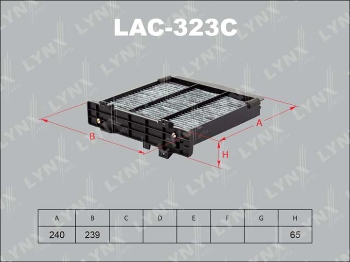 LYNXauto LAC-323C Filtr kabinowy z węglem aktywnym LAC323C: Dobra cena w Polsce na 2407.PL - Kup Teraz!
