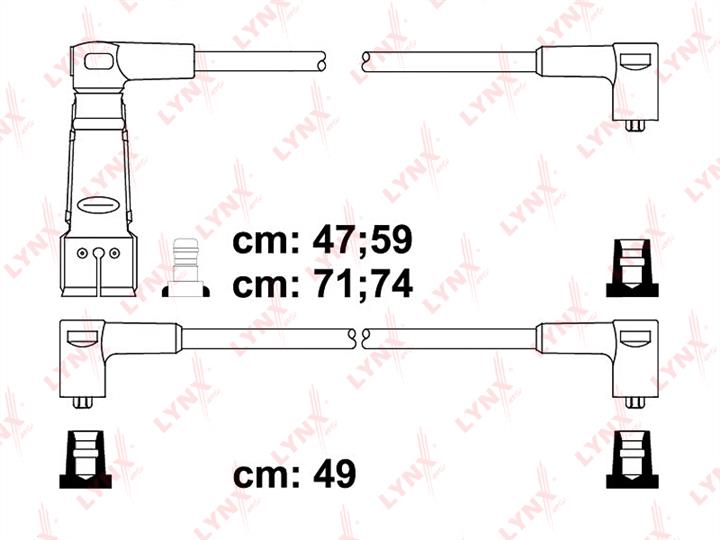 LYNXauto SPC1017 Przewody wysokiego napięcia, komplet SPC1017: Dobra cena w Polsce na 2407.PL - Kup Teraz!
