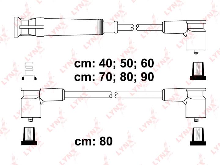 LYNXauto SPC1409 Ignition cable kit SPC1409: Buy near me in Poland at 2407.PL - Good price!