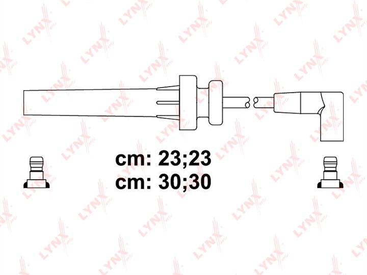 LYNXauto SPC2604 Провода высоковольтные, комплект SPC2604: Отличная цена - Купить в Польше на 2407.PL!