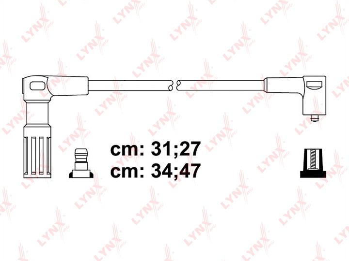 LYNXauto SPC2848 Przewody wysokiego napięcia, komplet SPC2848: Dobra cena w Polsce na 2407.PL - Kup Teraz!