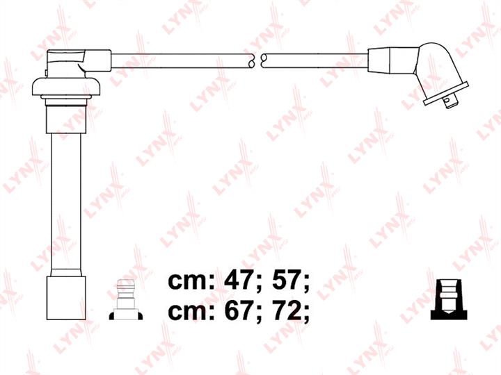LYNXauto SPC3415 Провода высоковольтные, комплект SPC3415: Отличная цена - Купить в Польше на 2407.PL!