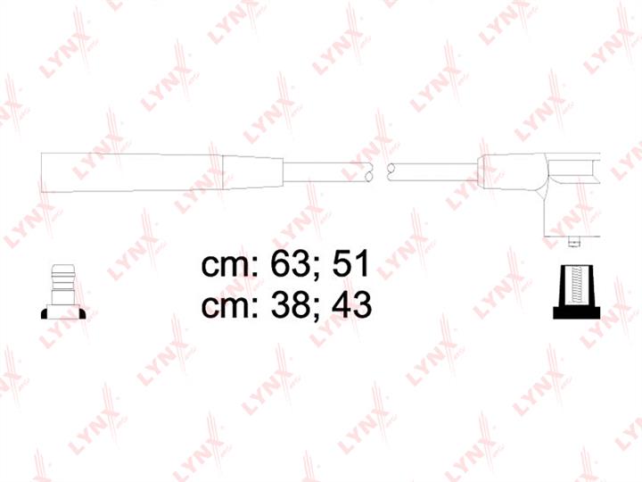 LYNXauto SPC4610 Дроти високовольтні, комплект SPC4610: Приваблива ціна - Купити у Польщі на 2407.PL!