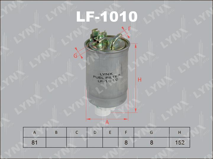 LYNXauto LF-1010 Kraftstofffilter LF1010: Kaufen Sie zu einem guten Preis in Polen bei 2407.PL!