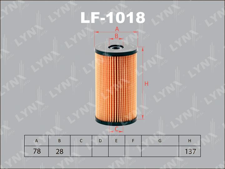 LYNXauto LF-1018 Fuel filter LF1018: Buy near me in Poland at 2407.PL - Good price!